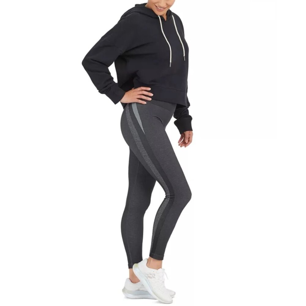NWT SPANX Look At Me Now Seamless Track-Stripe Leggings Size S/P